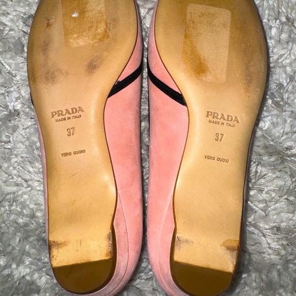 Rare Authentic Prada Ballet Flats EU 37 - Picture 4 of 4